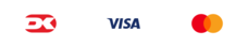 Dankort, Visa og Mastercard